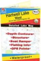 Hartwell Lake Map (West Section - Beaver Dam Creek to Highway 123), South Carolina/Georgia Waterproof Map (Fishing Hot Spots)