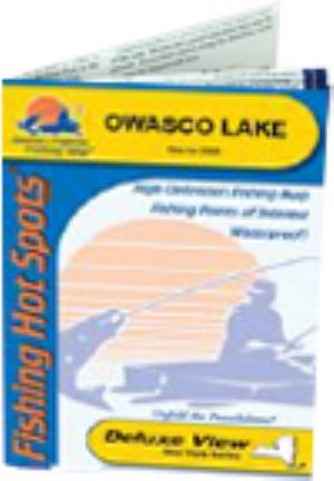 Owasco, New York Waterproof Map (Fishing Hot Spots) – Lake Maps